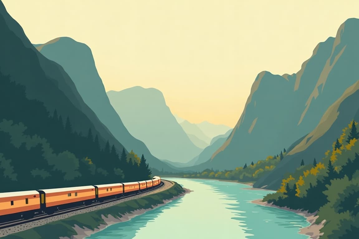 Illustration of Grand National Parks with Yellowstone, Yosemite, and the Grand Canyon Roundtrip from Los Angeles
