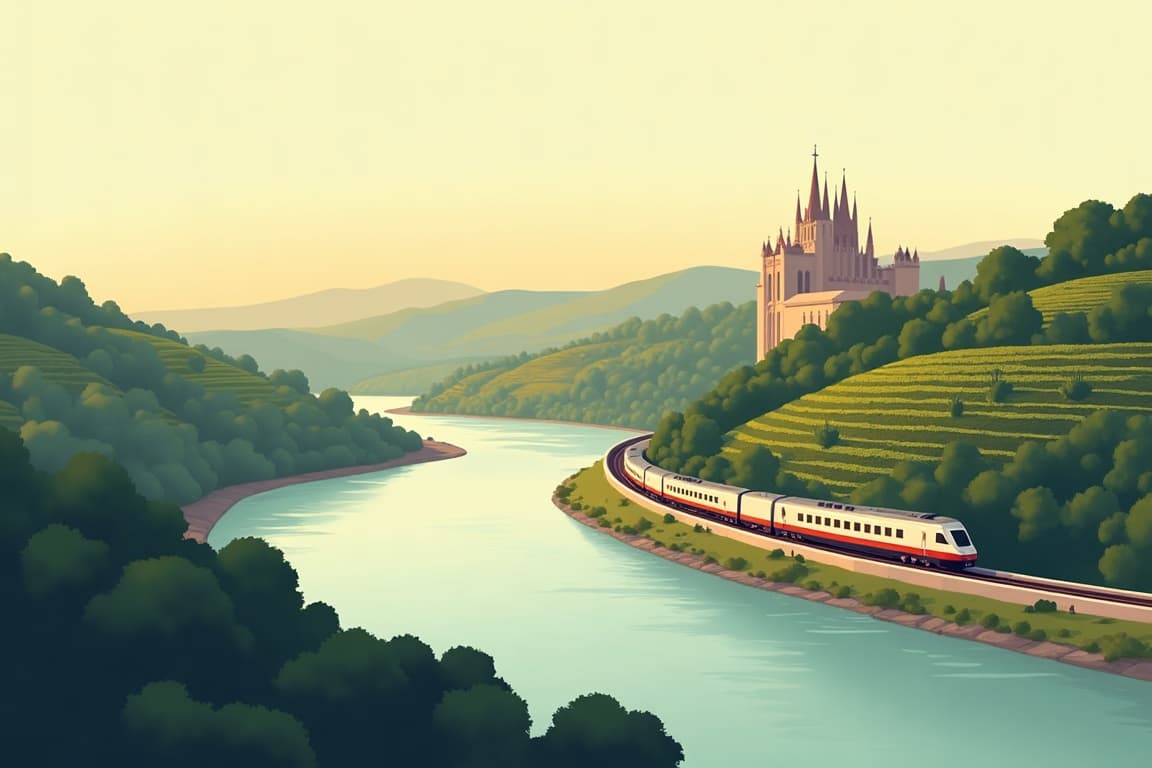 Illustration of Grand Rail Tour of Spain & Portugal
