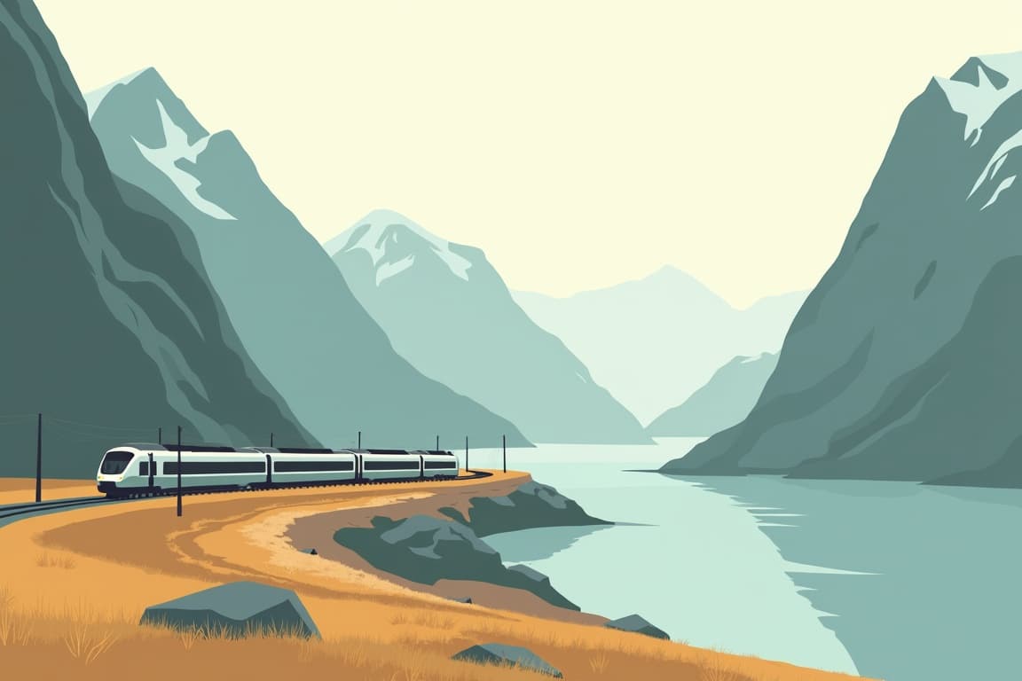 Illustration of Grand Tour of Norway
