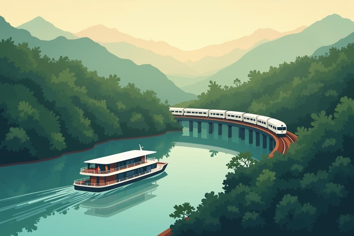 Illustration of Grand Tour of Peru including the Amazon onboard the Aqua Nera
