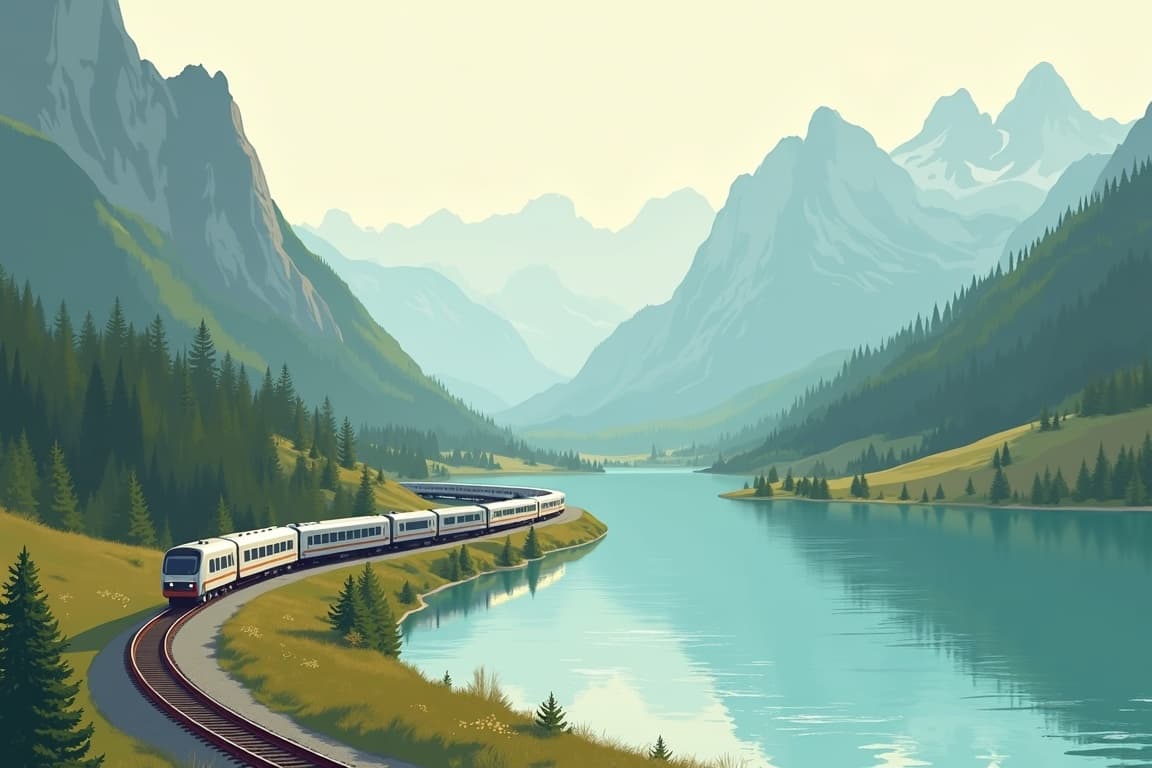 Illustration of Grand Train Tour of Switzerland – Tesori nascosti