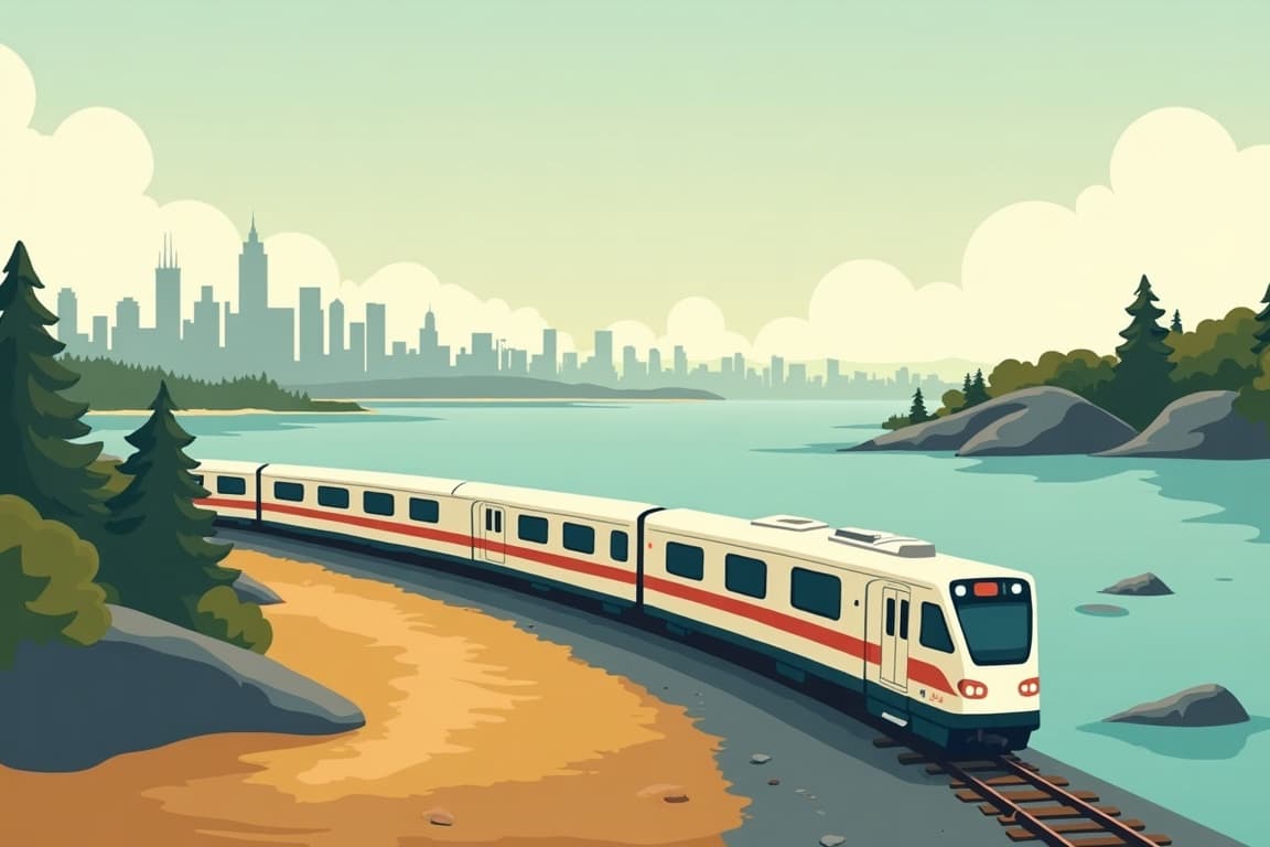 Illustration of Highlights of French Canada and Nova Scotia