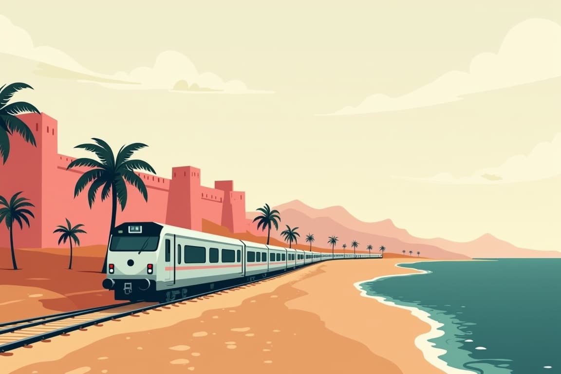 Illustration of Highlights of Rajasthan with Delhi, Mumbai and Goa