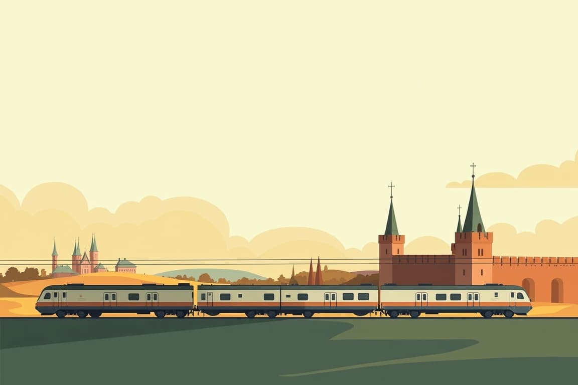 Illustration of Historic Cities of Poland