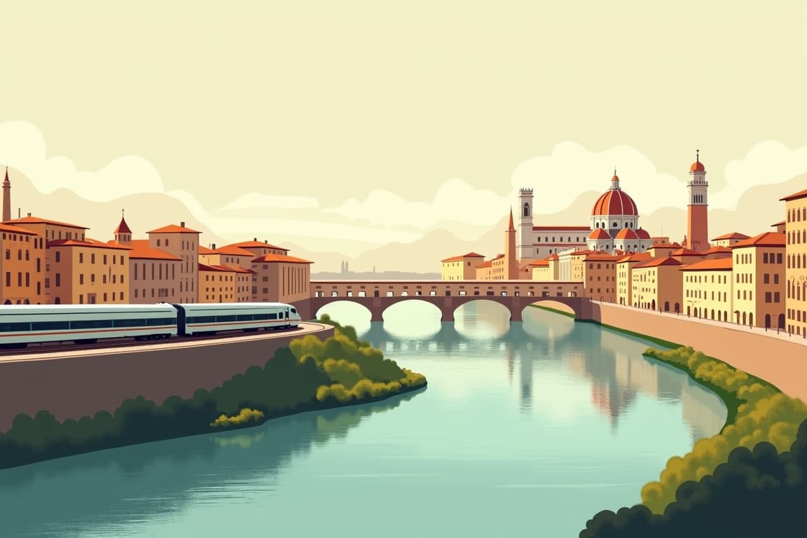 Illustration of Italian Grand Tour – Grand Tour of Italy by First Class Rail & Air