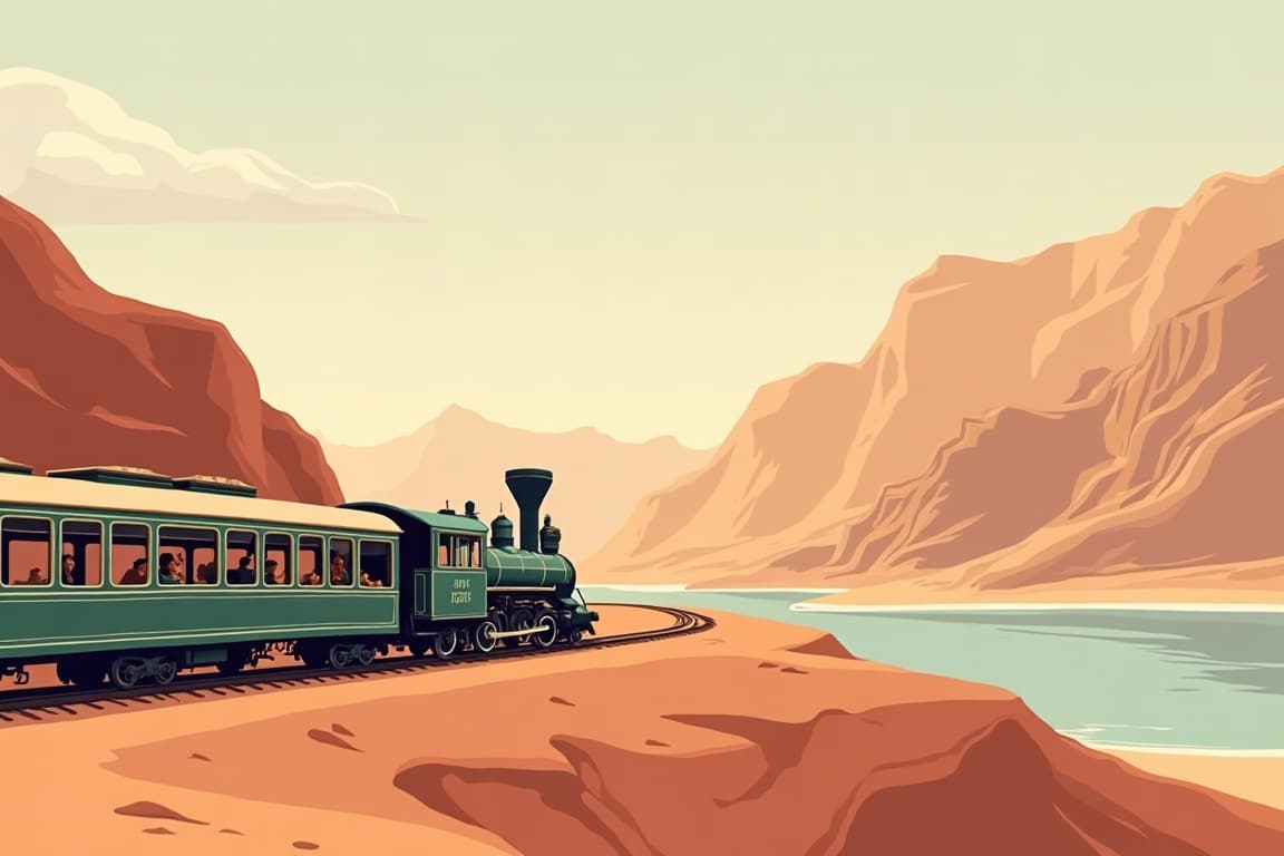 Illustration of Jordan Journey – Petra, Wadi Rum & The Hejaz Railway