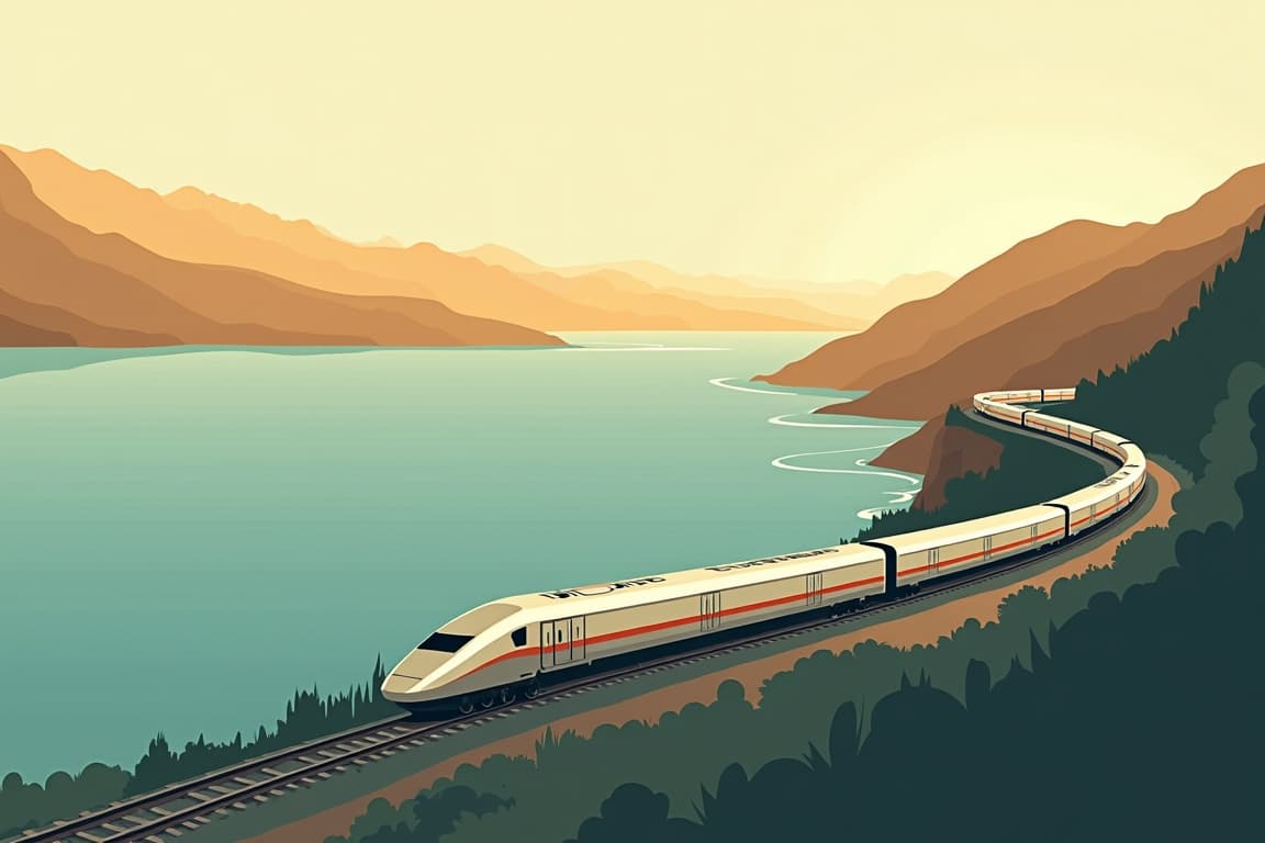 Illustration of La Dolce Vita Orient Express and Venice Simplon-Orient-Express to Paris