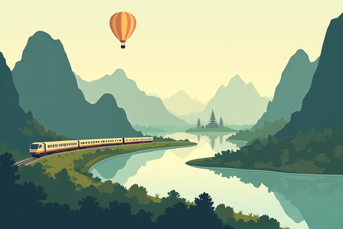 Illustration of Le Passage : Vietnam, Chine et Laos (SJourney)