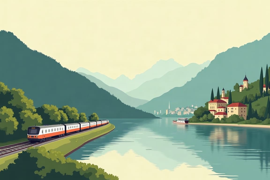 Illustration of Let's Go Europe