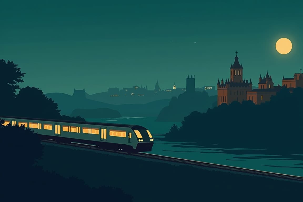 Illustration of London, Edinburgh & Dublin