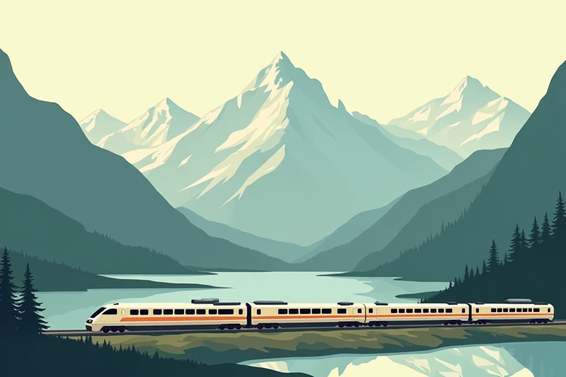 Illustration of Luxury Canadian Rockies Explorer