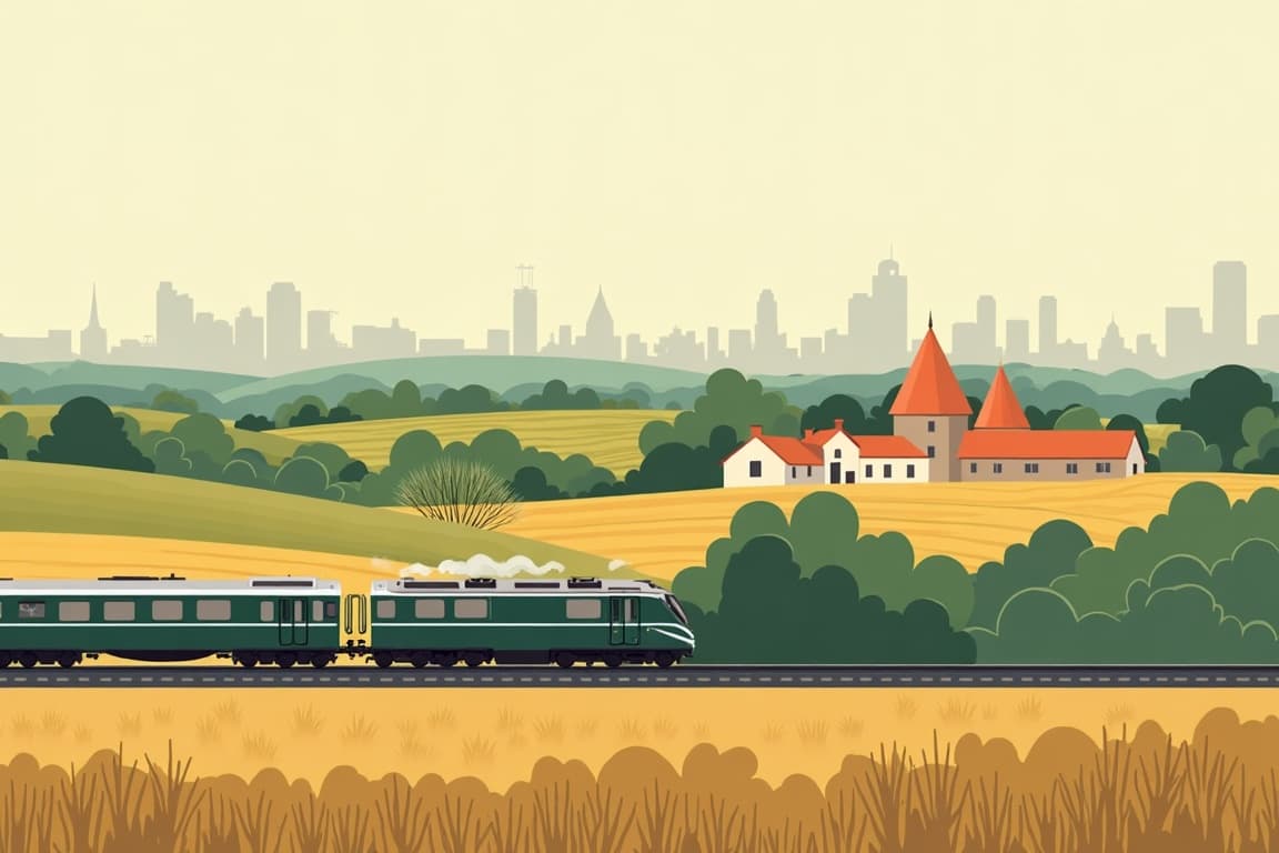 Illustration of Luxury London Short Break & Golden Age of Travel Lunch on the British Pullman Train