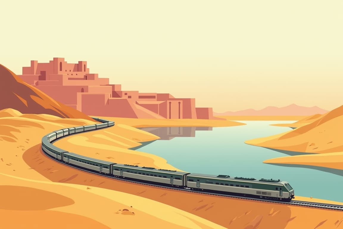 Illustration of Maharaja Express - The Heritage of India