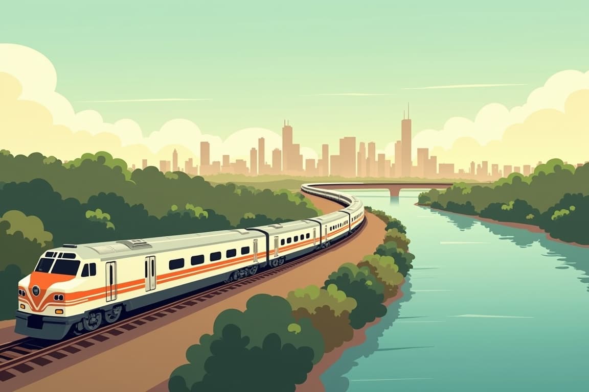 Illustration of Memphis Getaway Roundtrip from Chicago