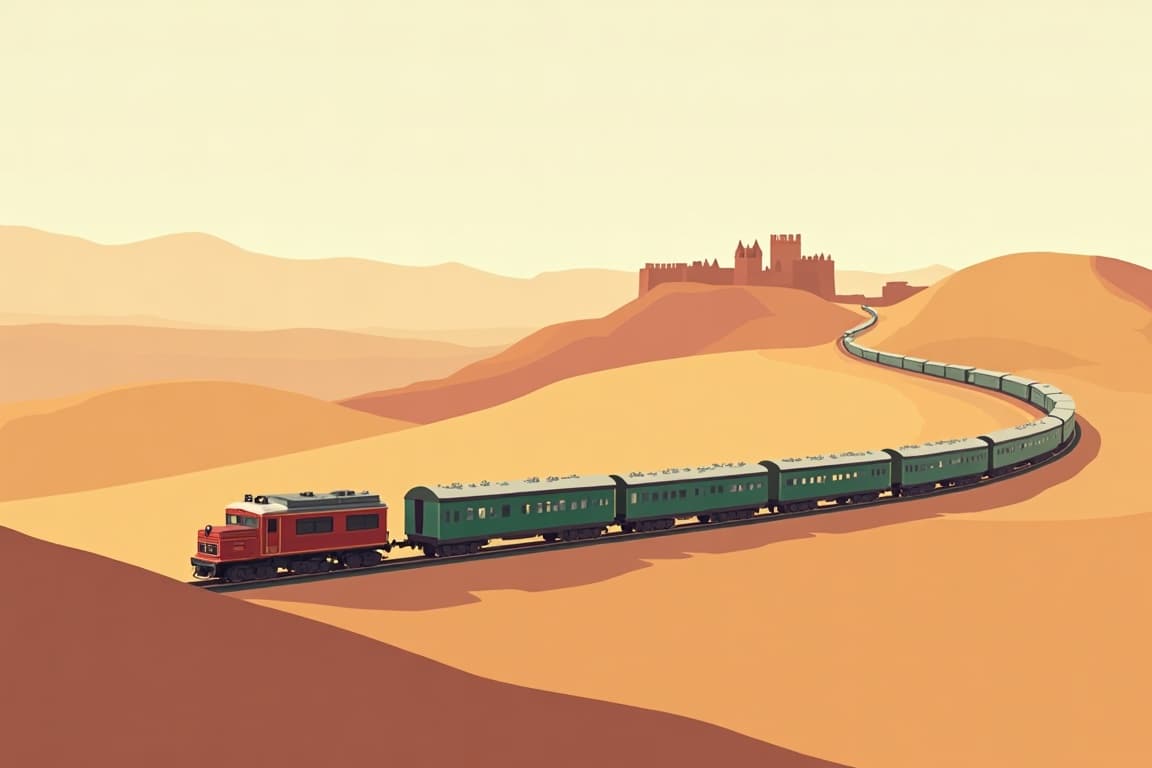 Illustration of Morocco's Ancient Cities & Kasbahs