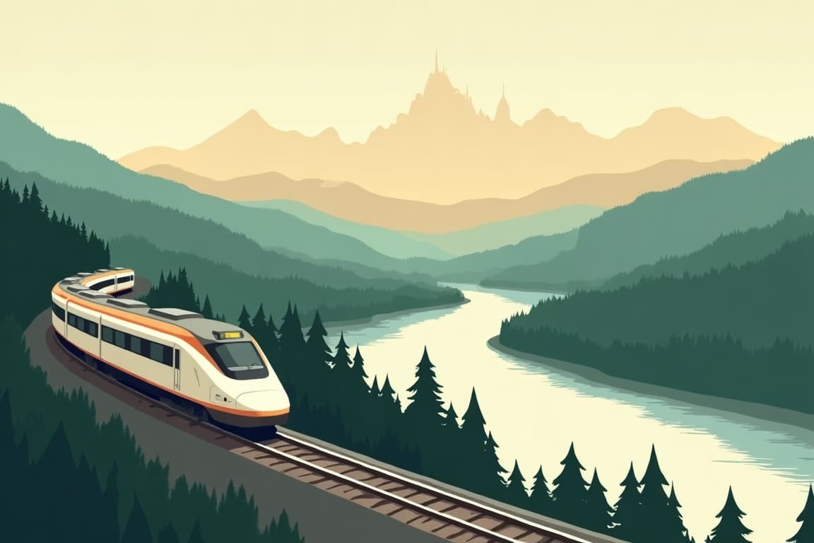 Illustration of Munich, Bavaria & the Classic Danube