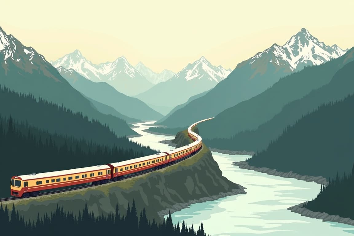 Illustration of New Zealand Rail and Cruise Discovery