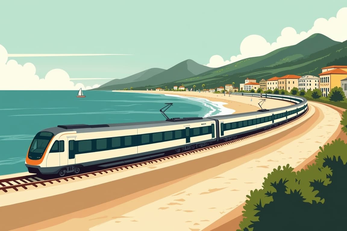 Illustration of Nice & the Highlights of the French Riviera