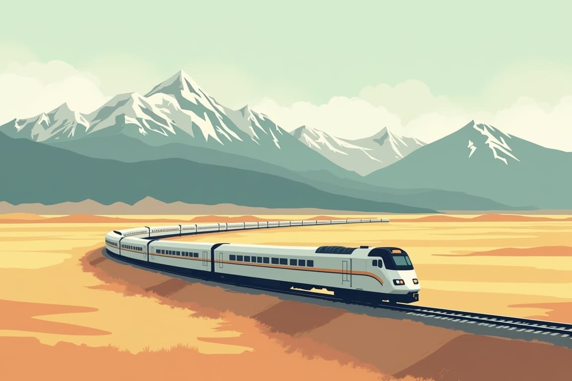Illustration of Pacific Rail Experience Roundtrip from San Francisco