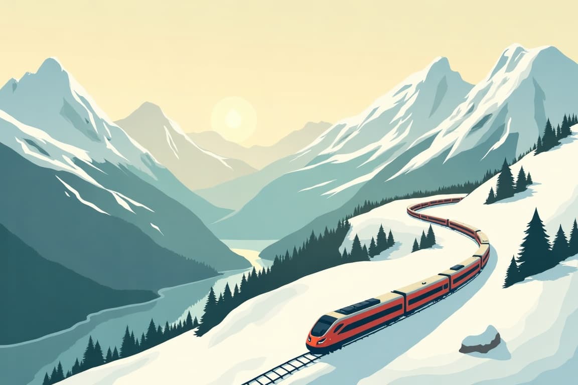 Illustration of Paris - Venise (Venice Simplon-Orient-Express)