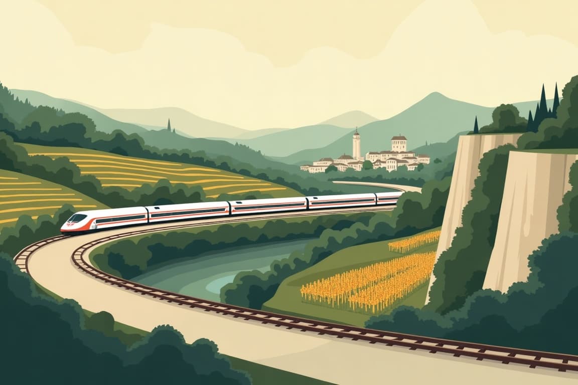 Illustration of Provence and The Elegant Rhône