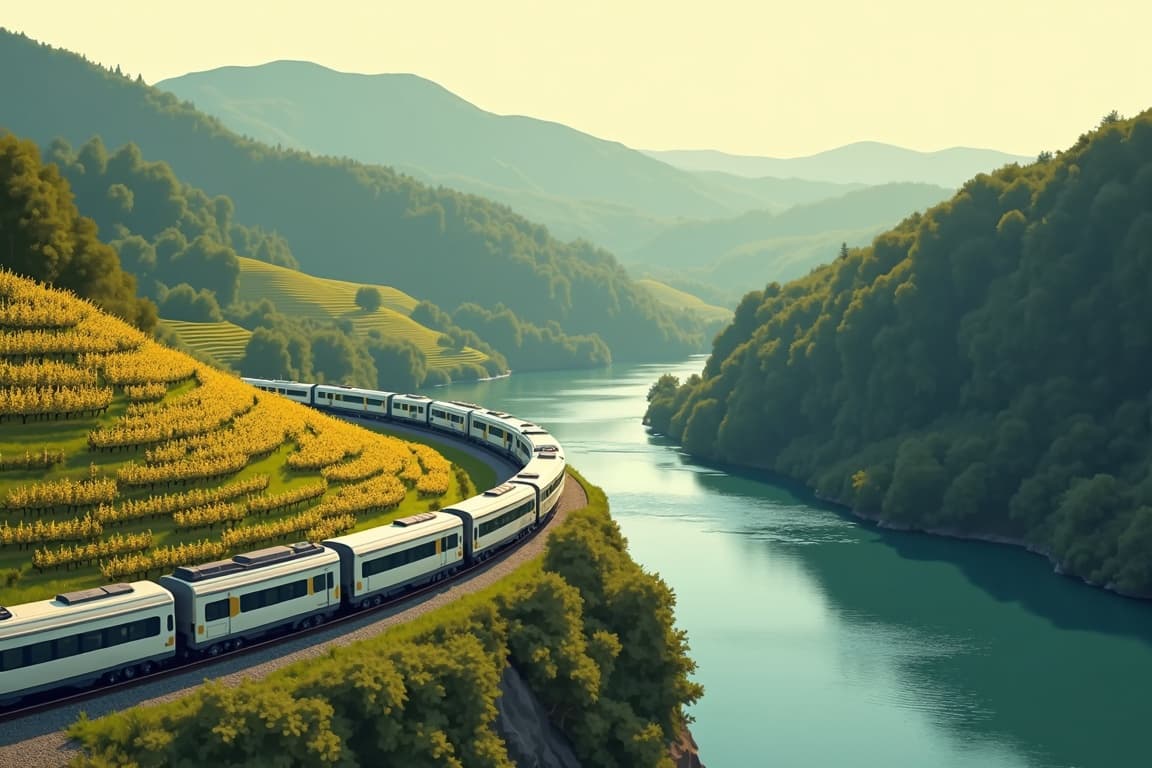 Illustration of Rhine Valley in Flames: Oberwesel & the Moselle