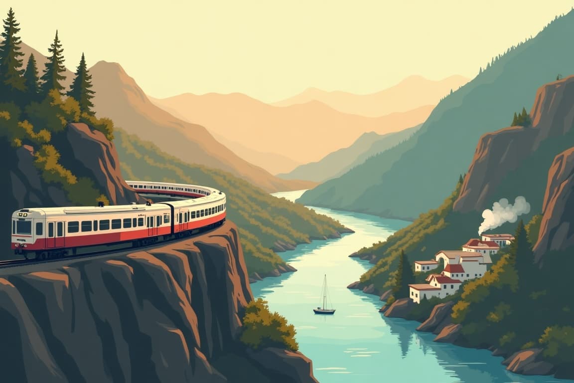 Illustration of Rockies to the Red Rocks Three-day Rail Classic, Glenwood Springs Extension with National Parks