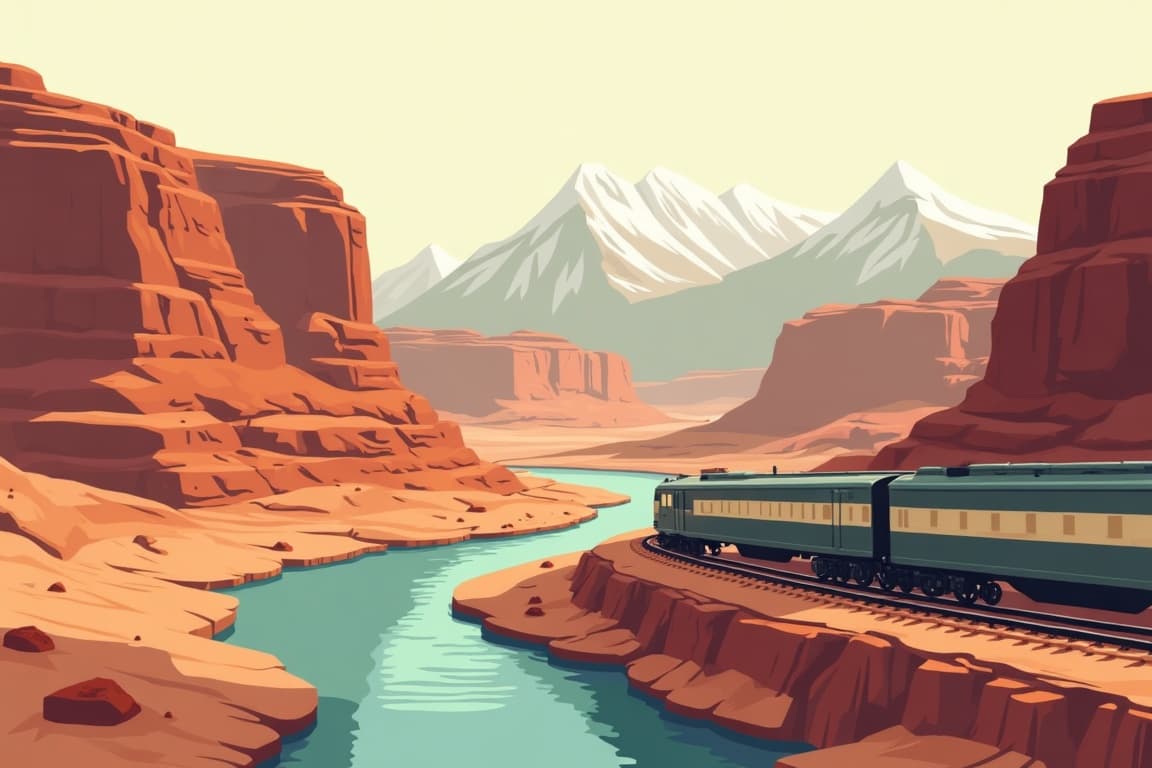 Illustration of Rockies to the Red Rocks Three-day Rail Only