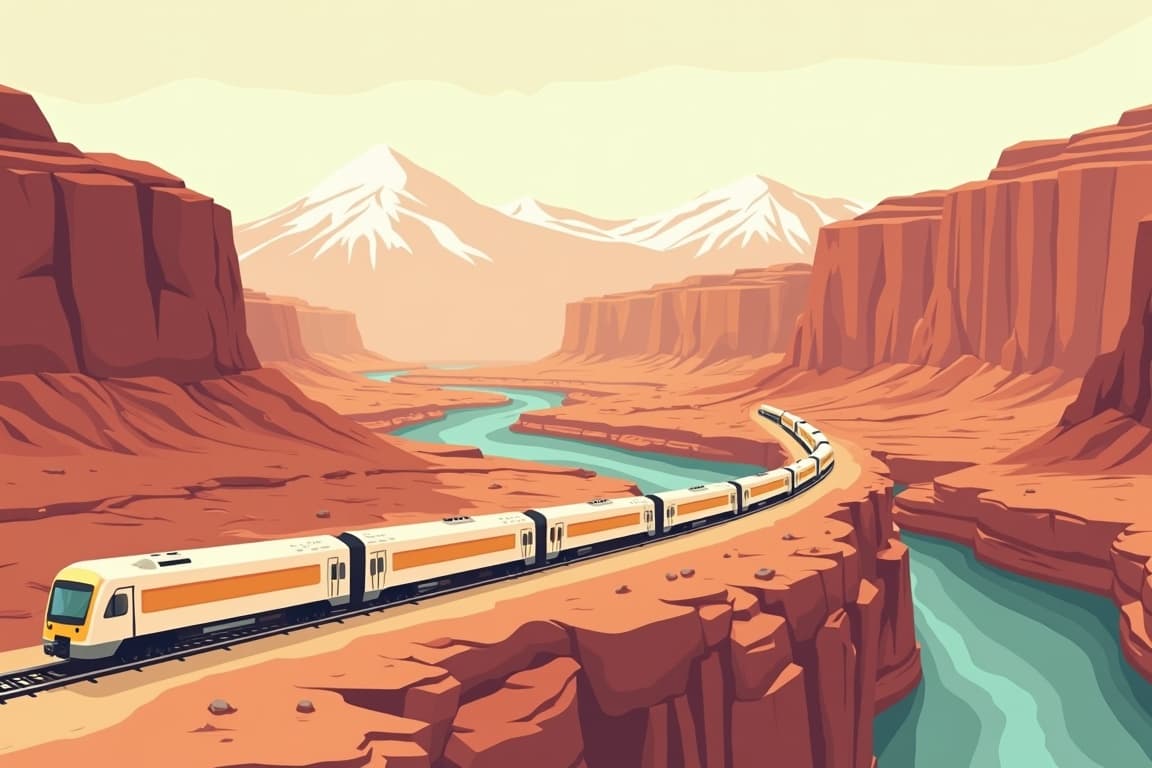 Illustration of Rockies to the Red Rocks Two-day Rail Classic