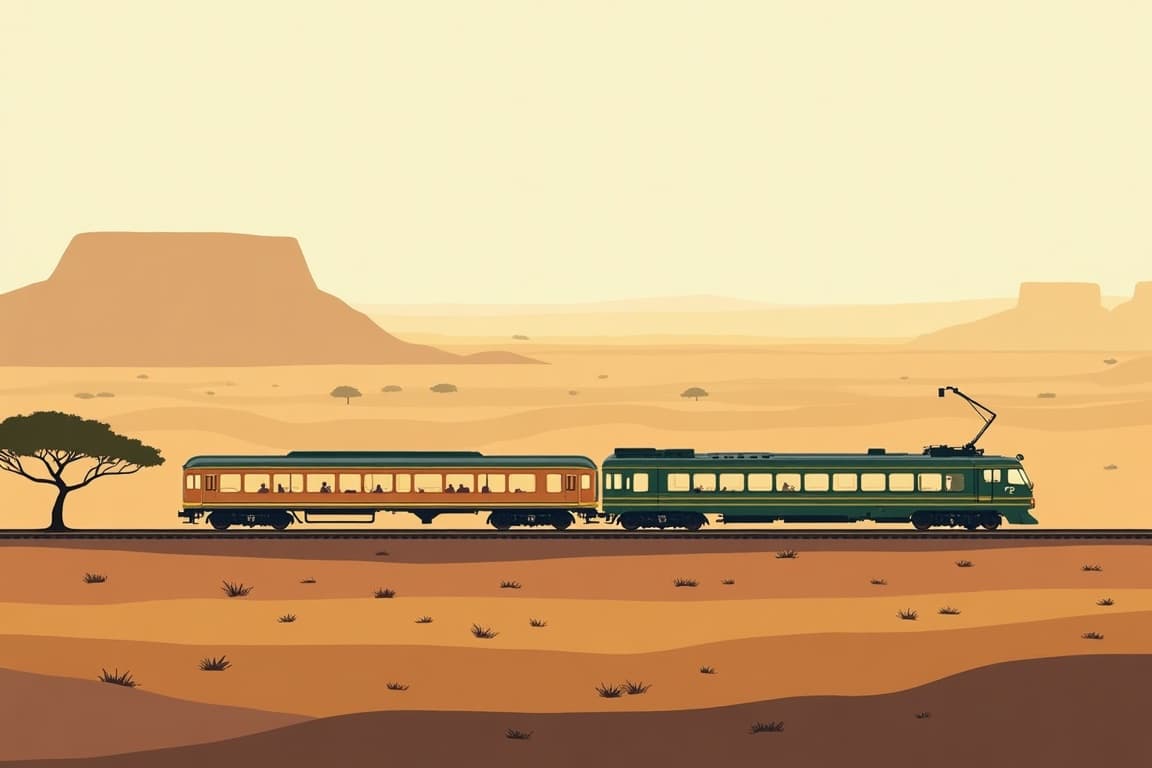 Illustration of Rovos Rail 'Pride of Africa'