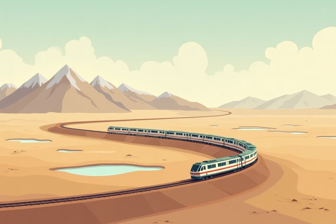Illustration of Sagenhafte Seidenstraße: Registan von Almaty nach Taschkent