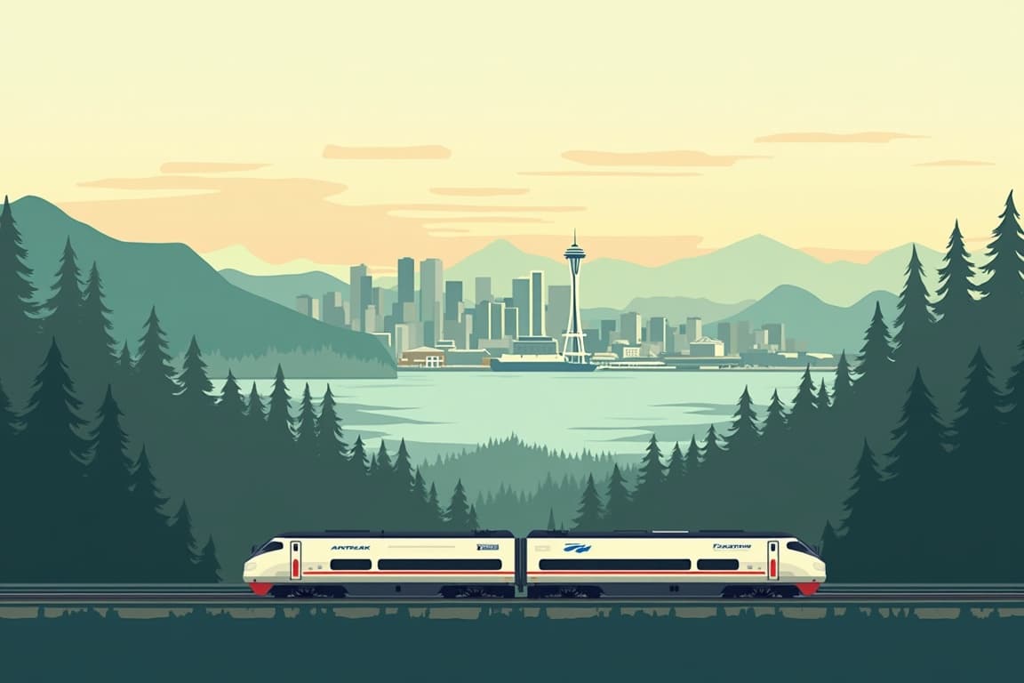 Illustration of Seattle Getaway Roundtrip from Vancouver