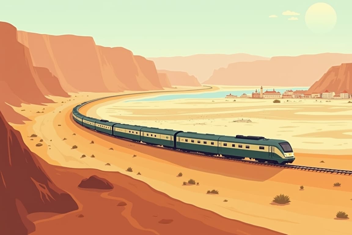 Illustration of South Africa & Namibian Adventures With Rovos Rail