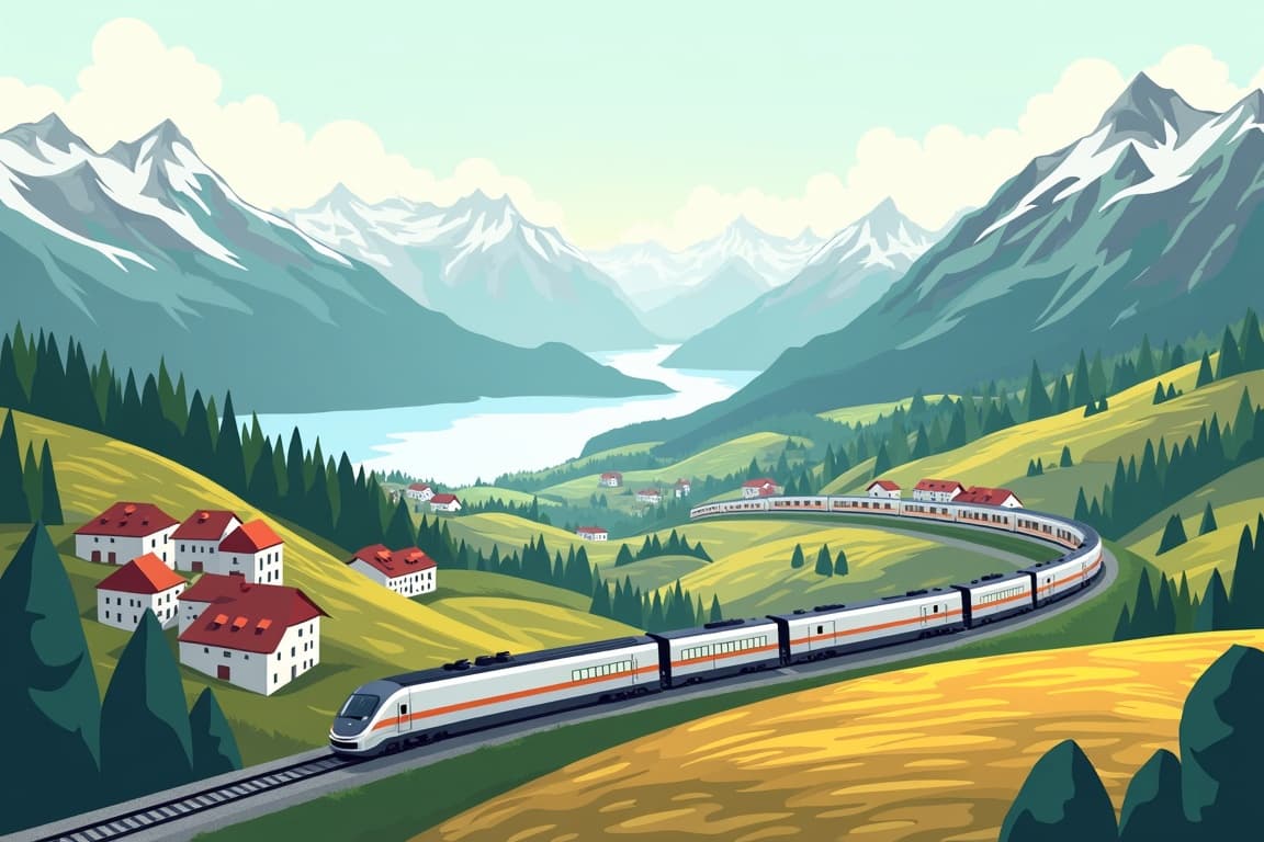 Illustration of Switzerland Odyssey - Excellence Class
