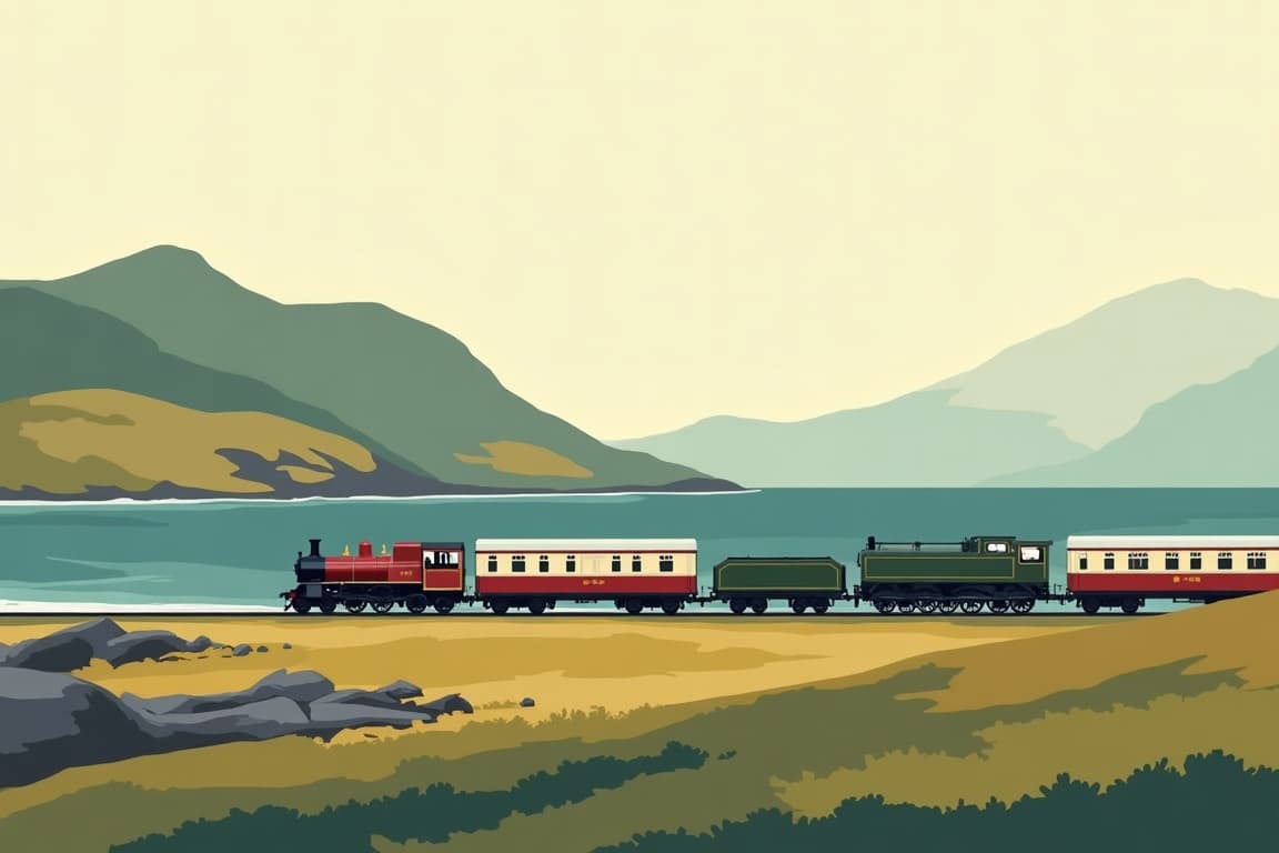 Illustration of The Cumbrian Coast Express