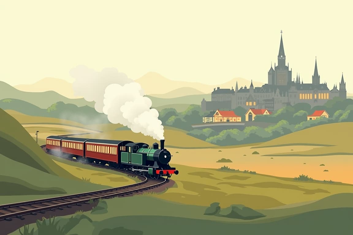 Illustration of The Edinburgh Christmas Market