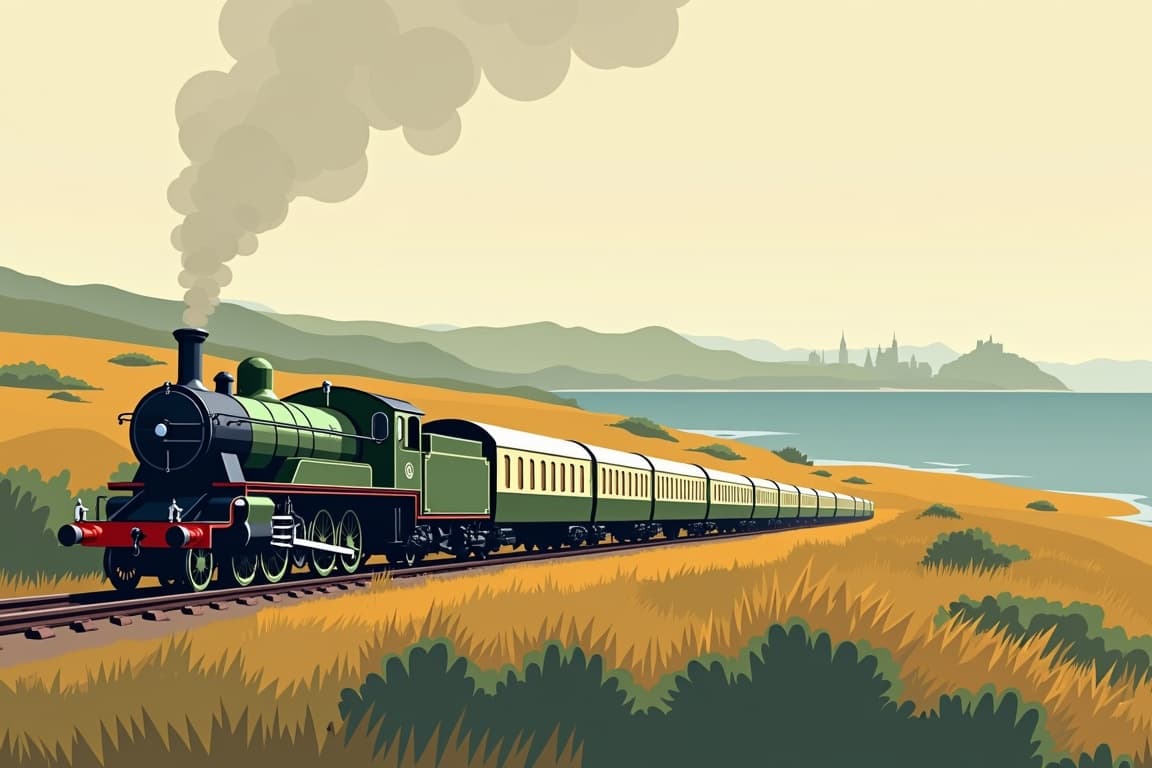 Illustration of The Edinburgh Flyer