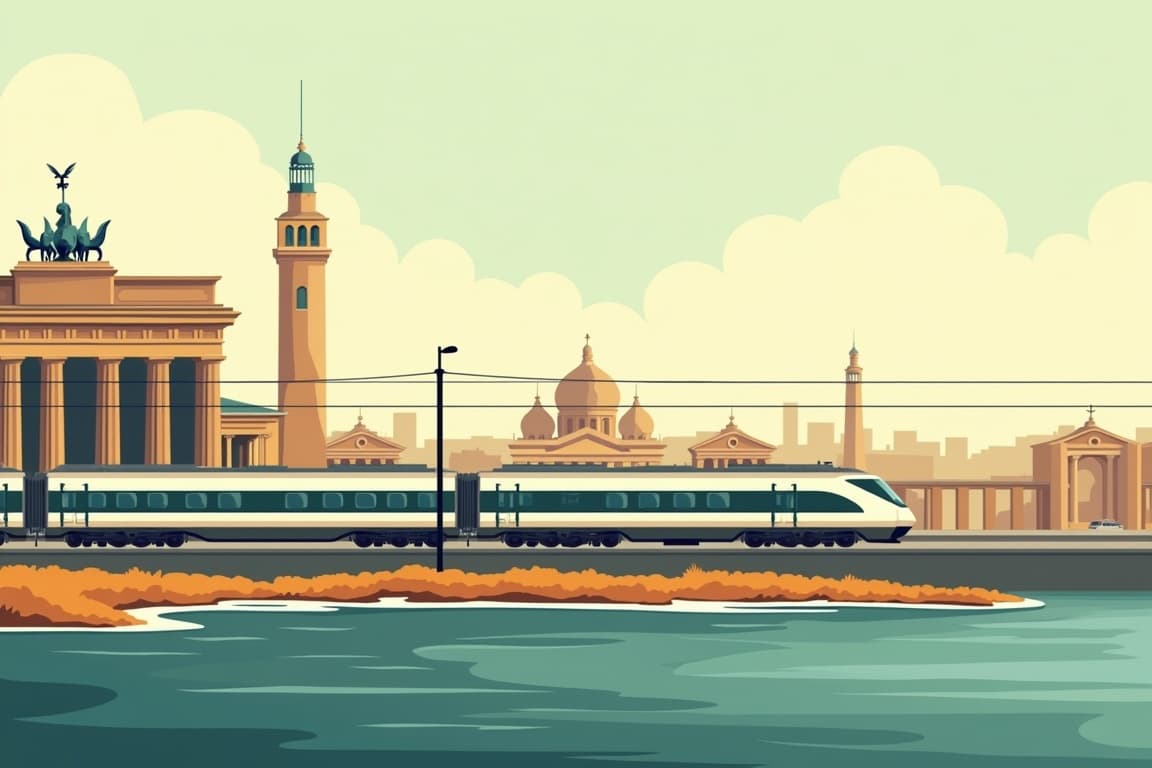 Illustration of The Imperial Cities and Highlights of Italy