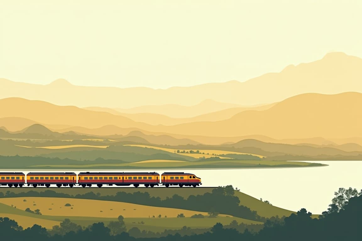 Illustration of The Indian Panorama (Maharajas' Express)