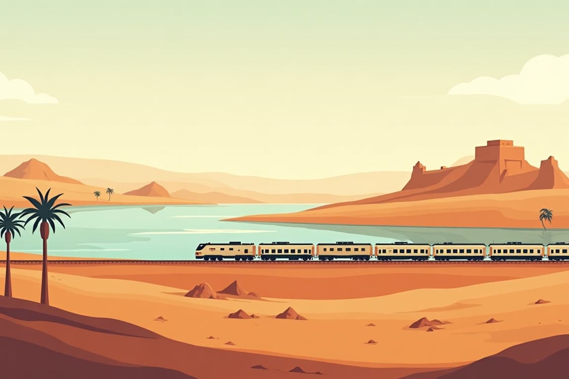 Illustration of The Indian Splendour (Maharajas' Express)