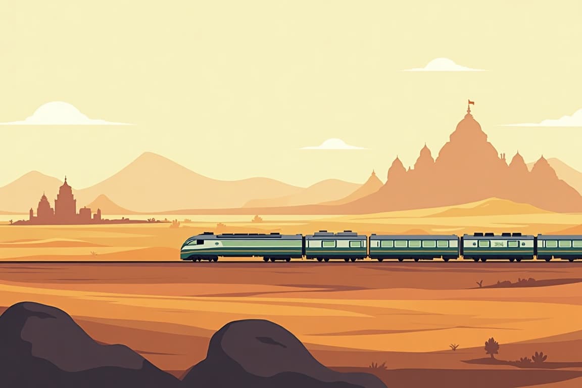 Illustration of The Maharajas' Express - The Indian Splendour