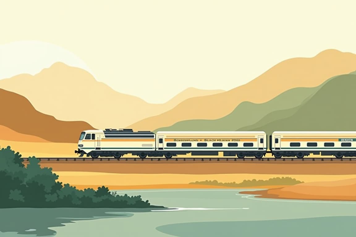 Illustration of The Maharajas' Express - Treasures of India