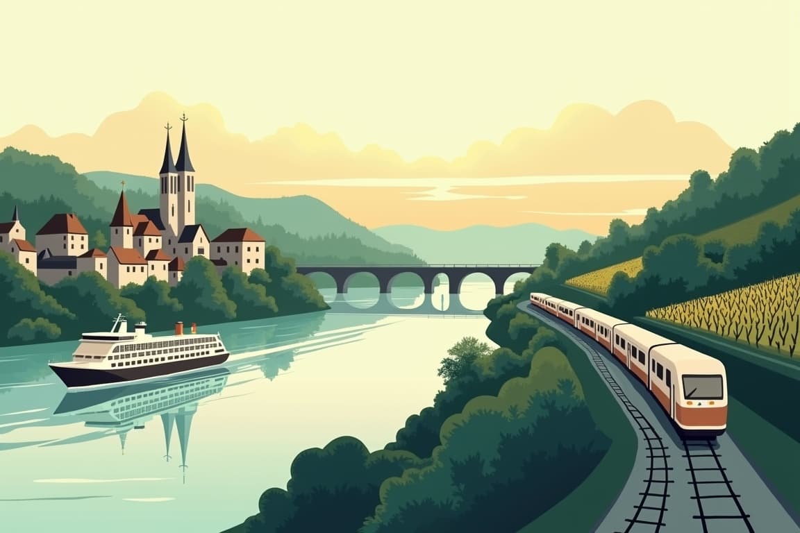 Illustration of The Majestic Rhine Cruise: Basel to Amsterdam