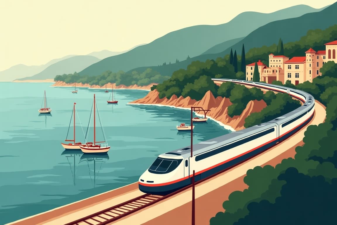 Illustration of The Orient Express La Dolce Vita - Coast to Coast - Rome, Venice & Portofino