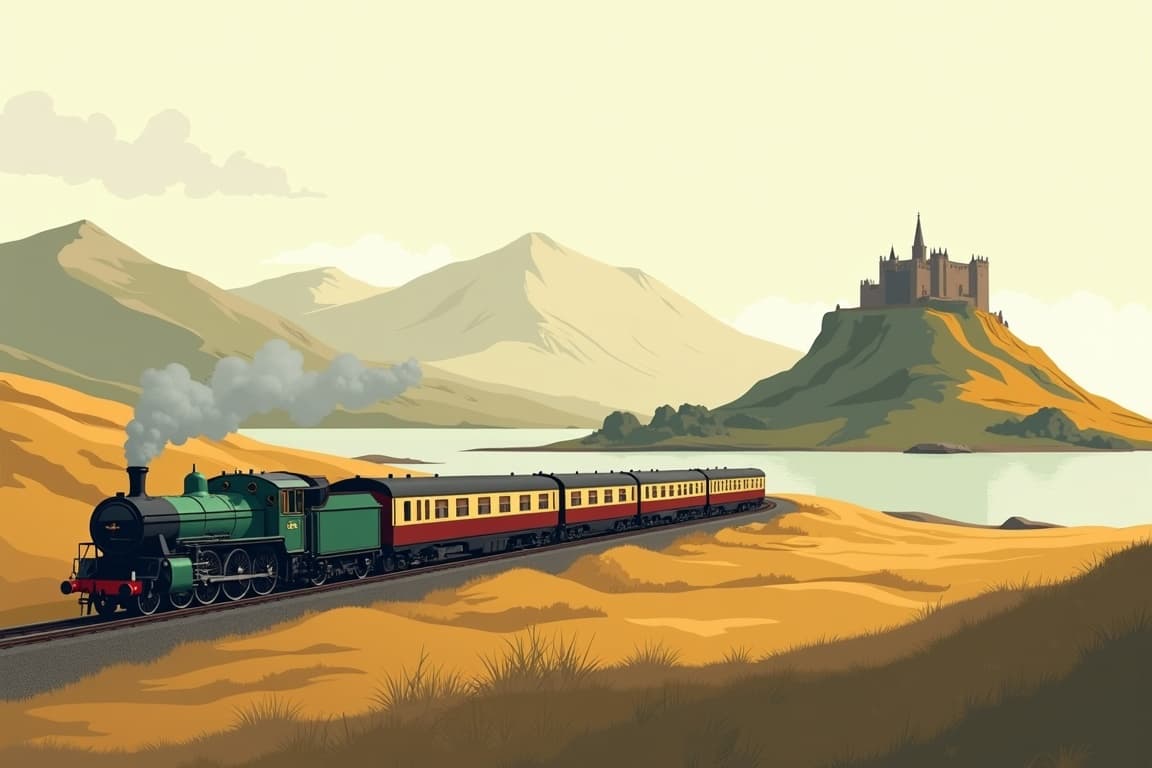Illustration of The Royal Edinburgh Military Tattoo & the Highlands