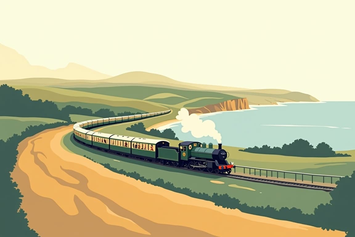 Illustration of The Swanage Belle