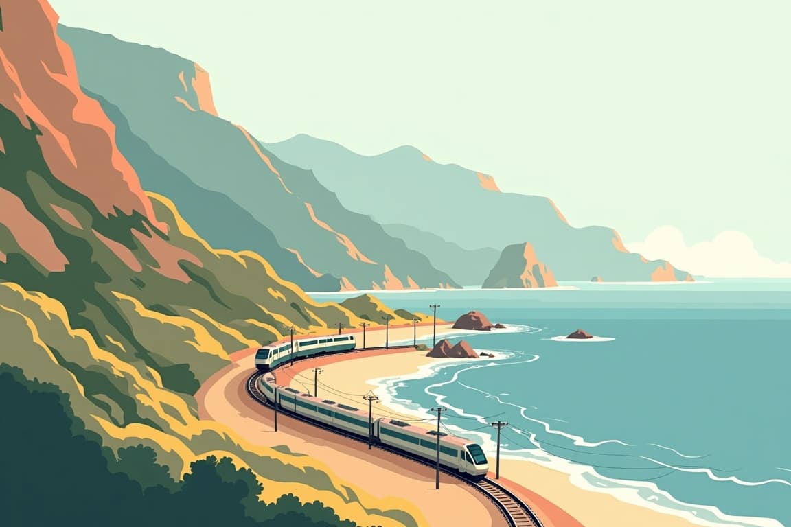 Illustration of Top to Toe of Italy
