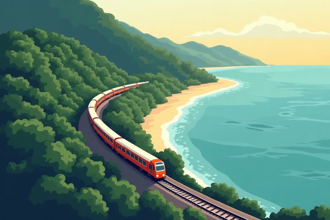 Illustration of Treasures of Queensland from Cairns