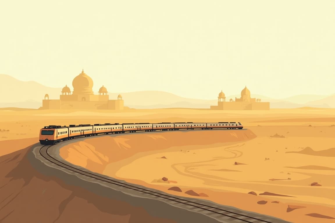 Illustration of Treasures of Rajasthan & Mumbai