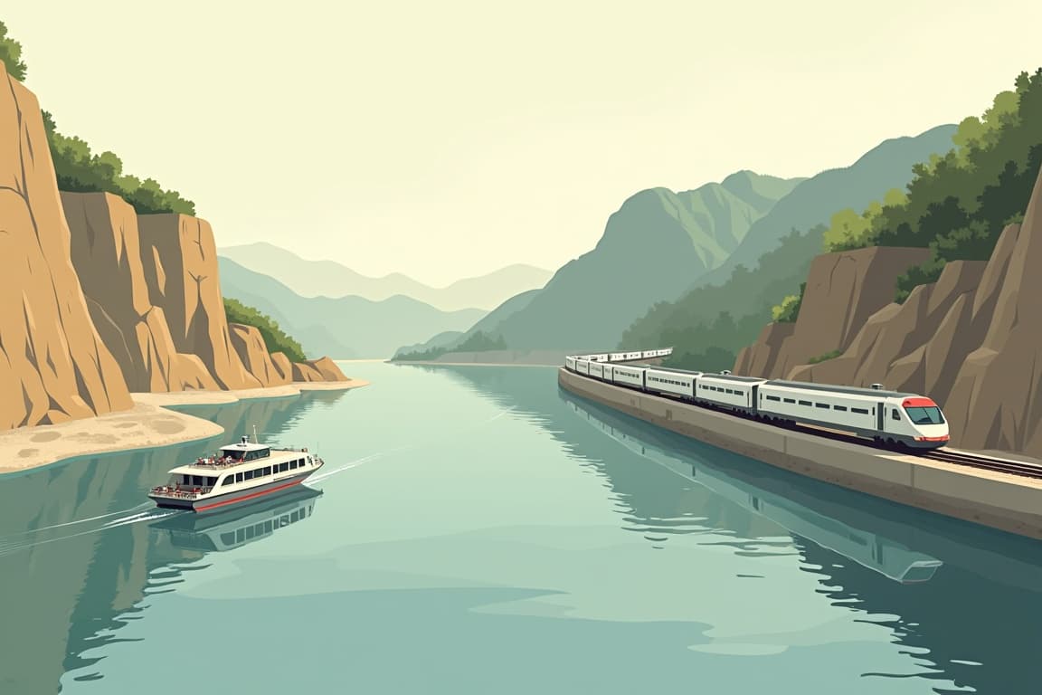 Illustration of Treasures of the Danube Delta and Iron Gate Gorge